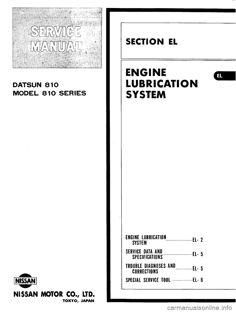 DATSUN 810 1977 Manual PDF 