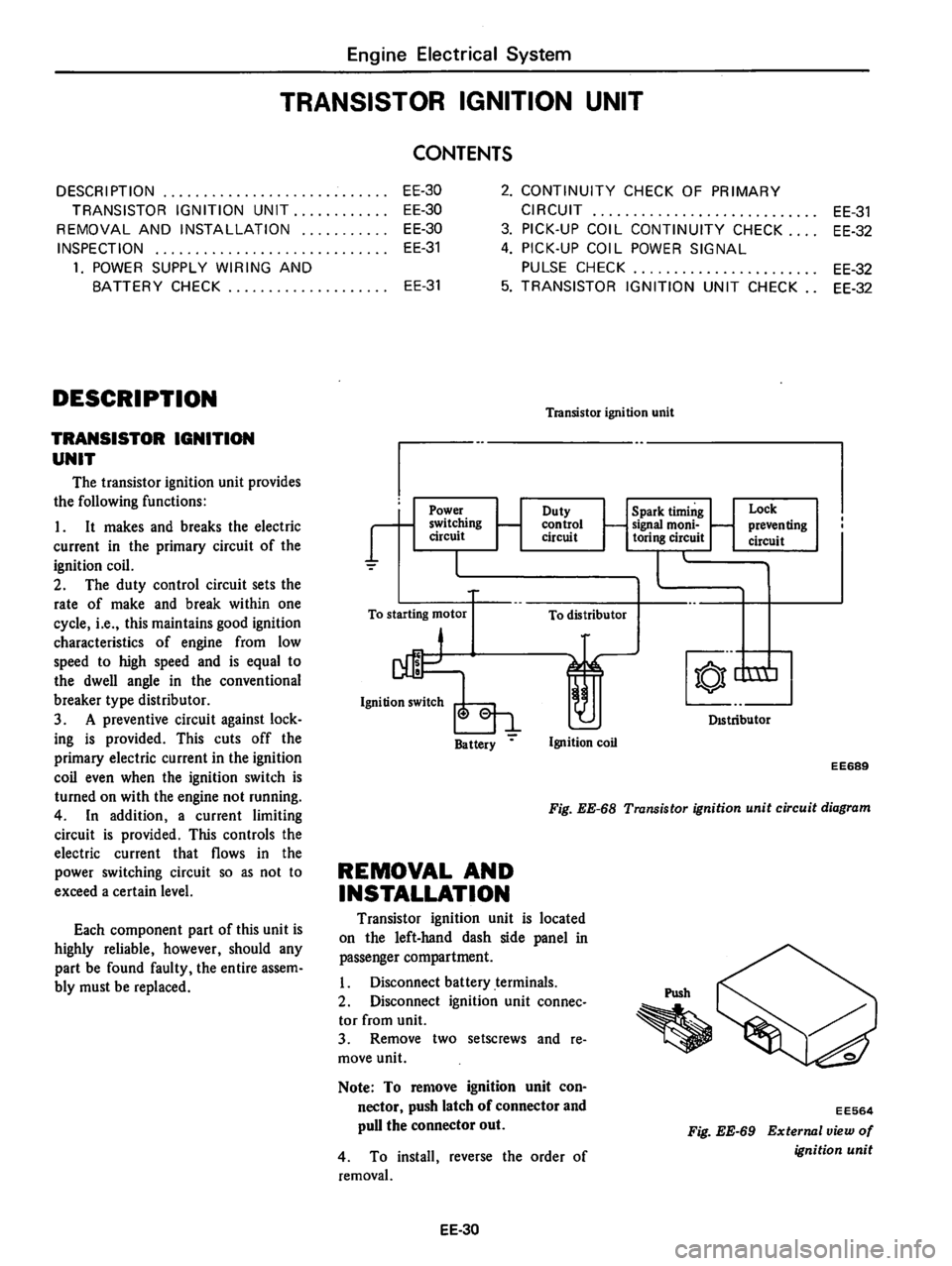 DATSUN 810 1978 Service Manual DATSUN 810 1978 Service Manual