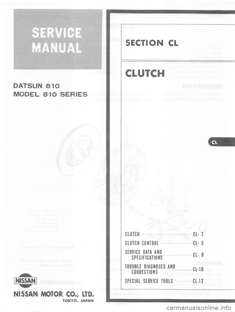 DATSUN 810 1978 Service Manual DATSUN 810 1978 Service Manual