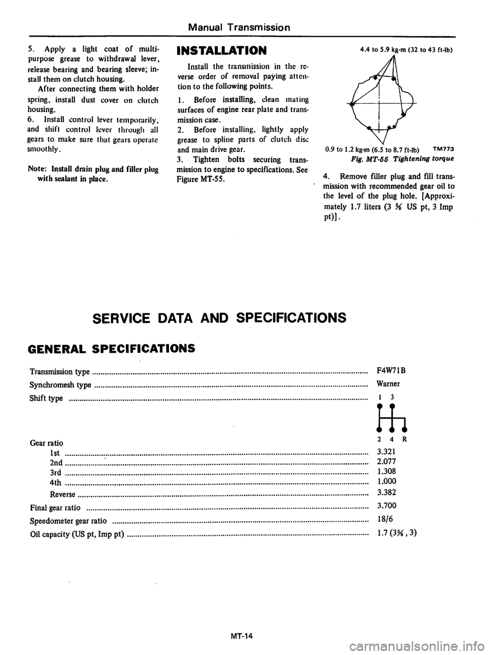 DATSUN 810 1978 Service Manual DATSUN 810 1978 Service Manual