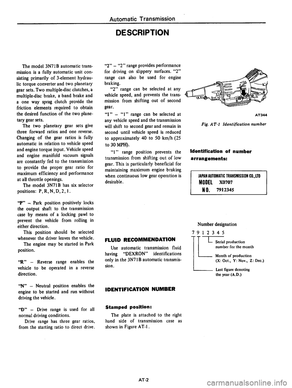 DATSUN 810 1978 Service Manual DATSUN 810 1978 Service Manual