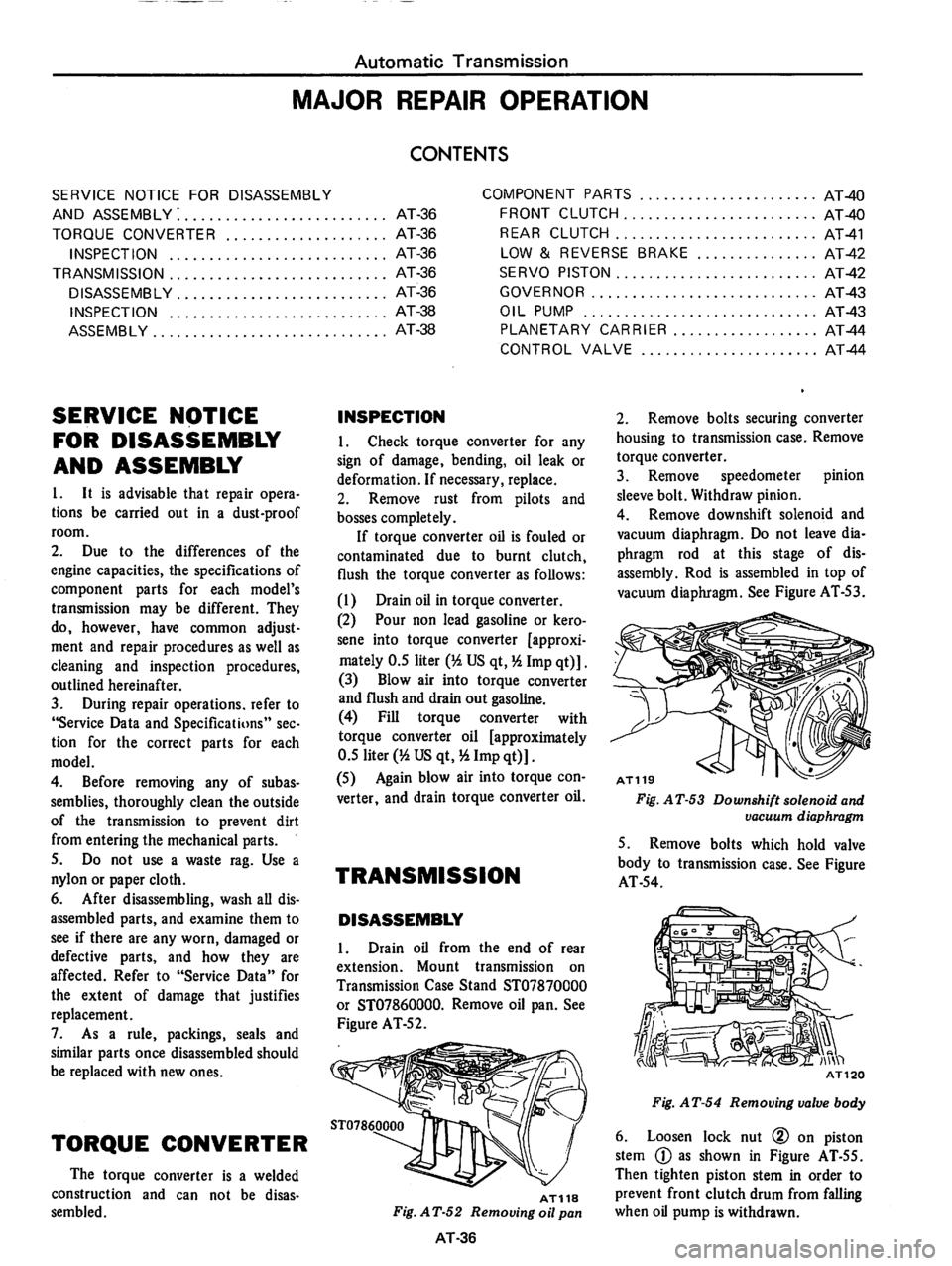 DATSUN 810 1978 Service Manual DATSUN 810 1978 Service Manual