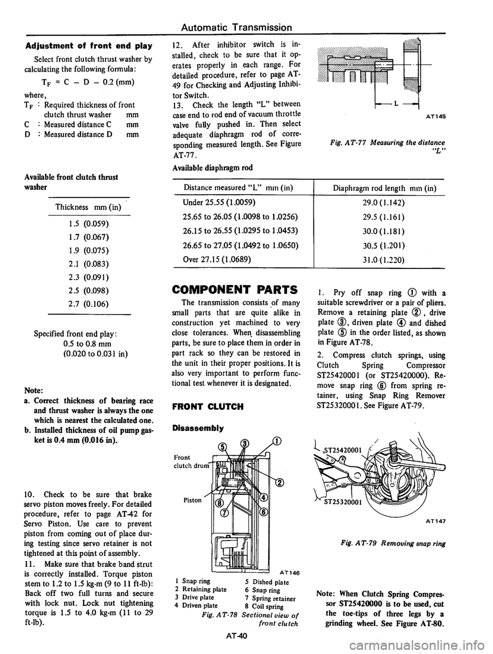 DATSUN 810 1978 Service Manual DATSUN 810 1978 Service Manual