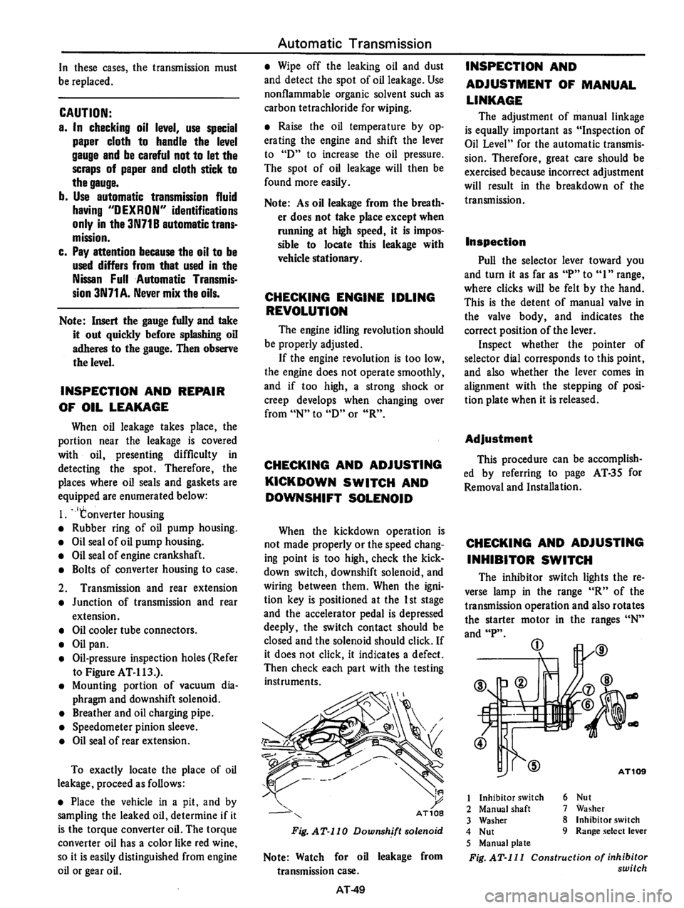 DATSUN 810 1978 Service Manual DATSUN 810 1978 Service Manual