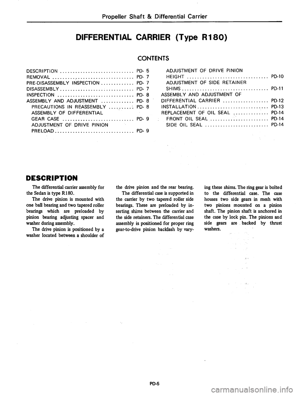DATSUN 810 1978 Service Manual DATSUN 810 1978 Service Manual