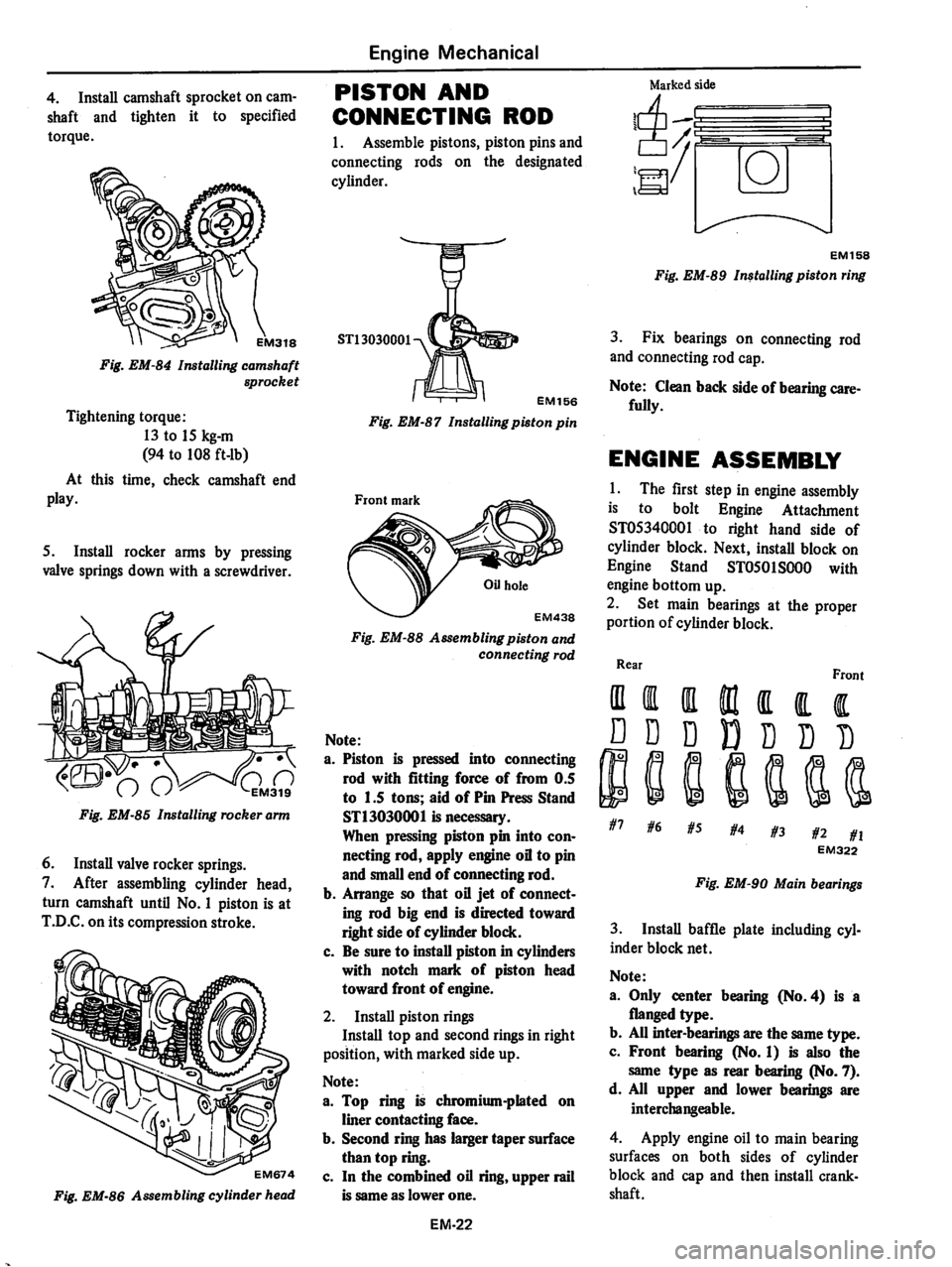 DATSUN 810 1978 Workshop Manual DATSUN 810 1978 Workshop Manual