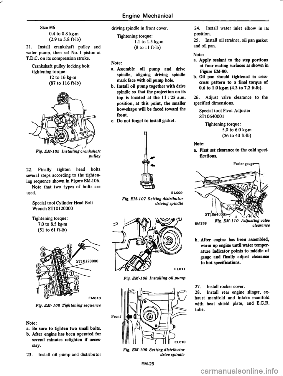 DATSUN 810 1978 Workshop Manual DATSUN 810 1978 Workshop Manual