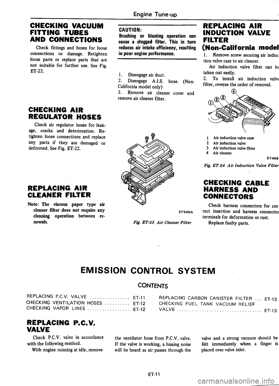 DATSUN 810 1979 User Guide 