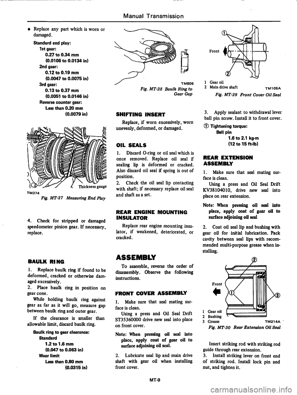DATSUN 810 1979 Service Manual DATSUN 810 1979 Service Manual