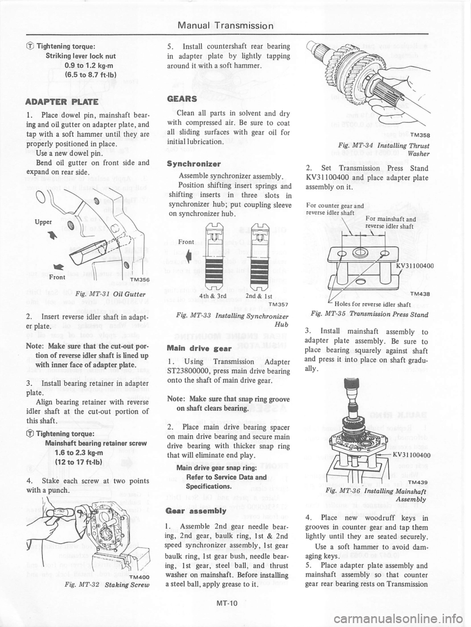 DATSUN 810 1979 Service Manual DATSUN 810 1979 Service Manual