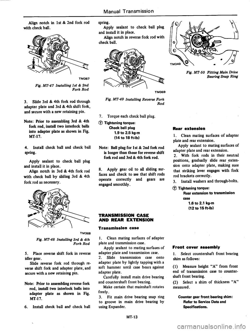 DATSUN 810 1979 Service Manual DATSUN 810 1979 Service Manual
