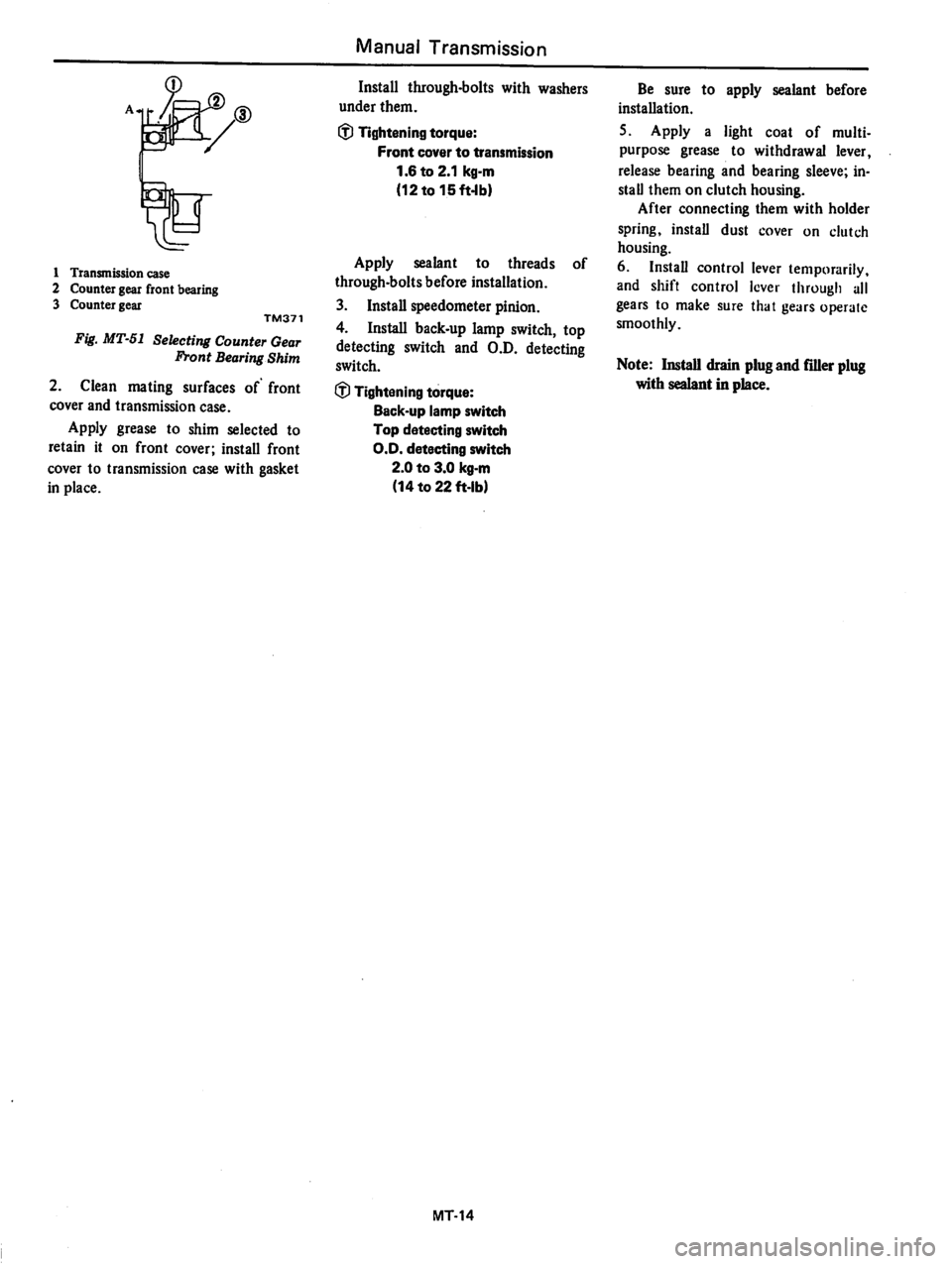 DATSUN 810 1979 Service Manual DATSUN 810 1979 Service Manual