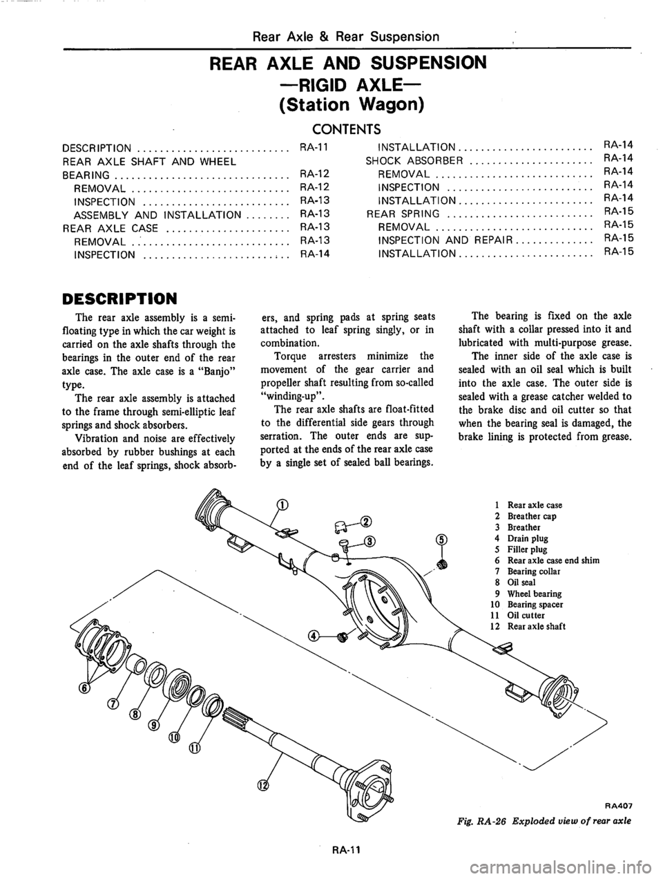 DATSUN 810 1979 Service Manual DATSUN 810 1979 Service Manual