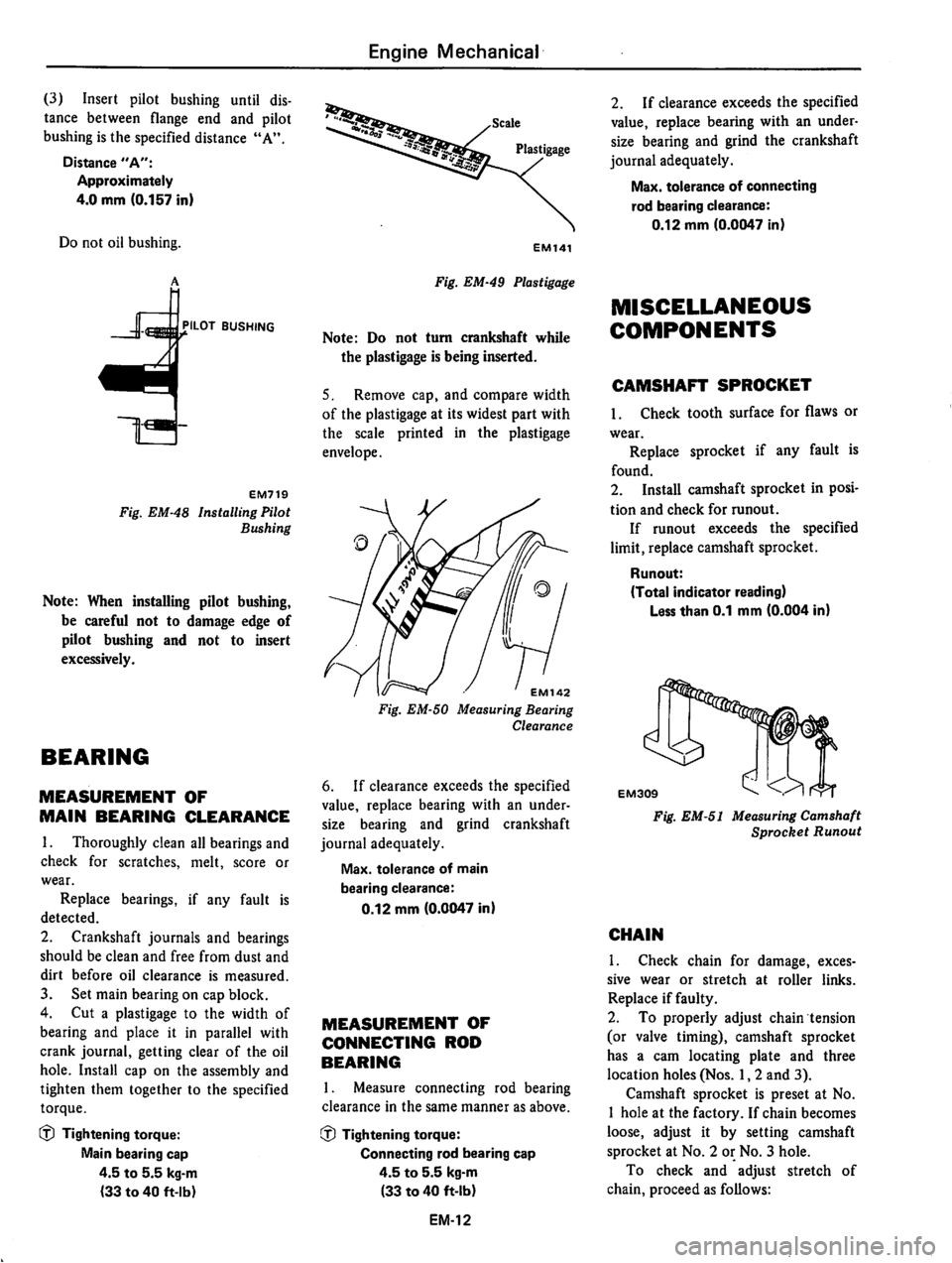 DATSUN 810 1979 Owners Guide 