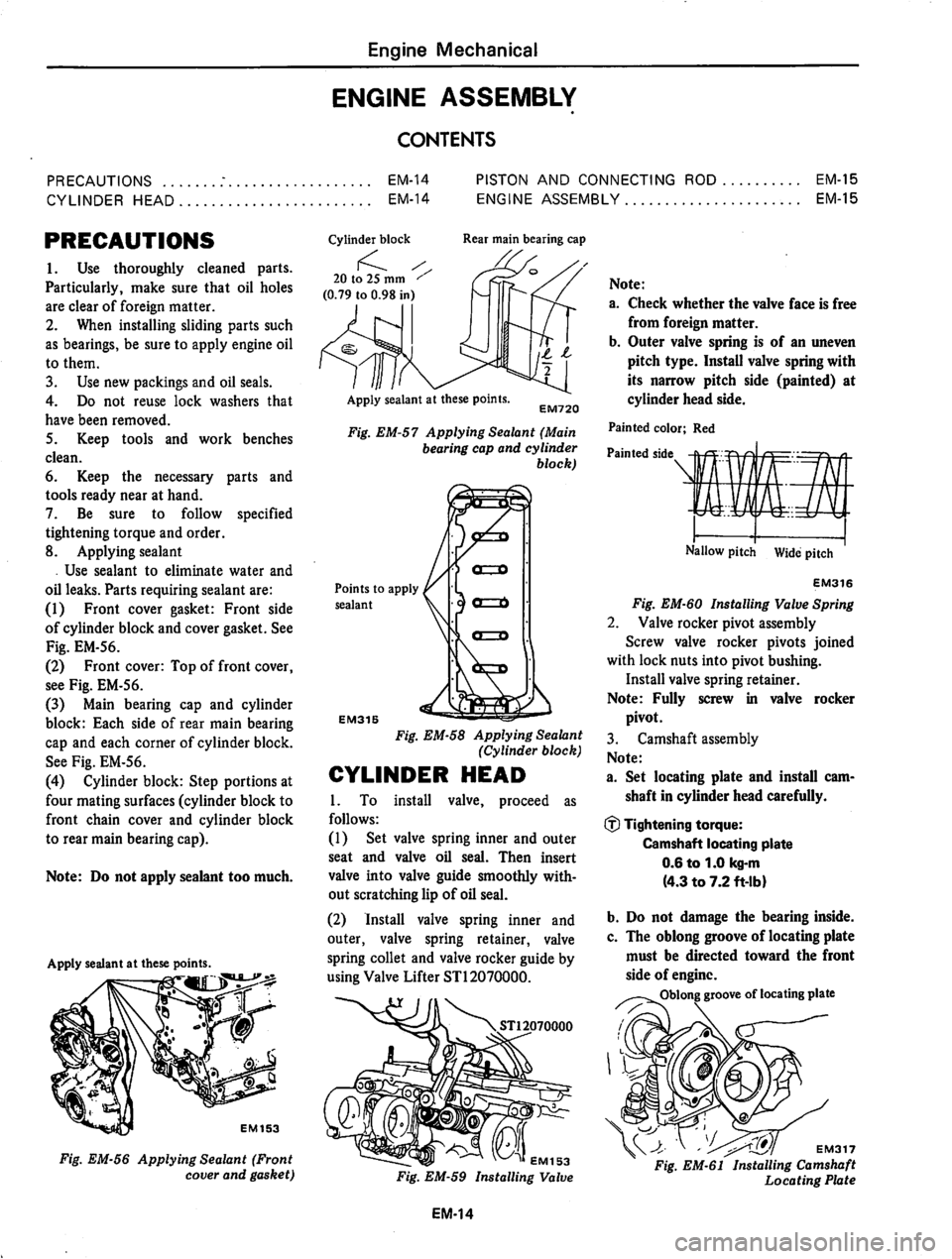 DATSUN 810 1979 Workshop Manual 