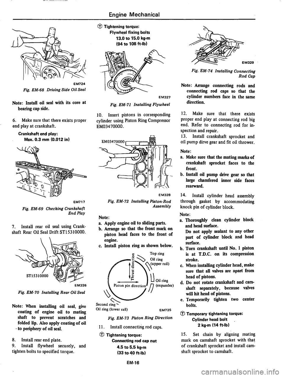 DATSUN 810 1979 Workshop Manual 