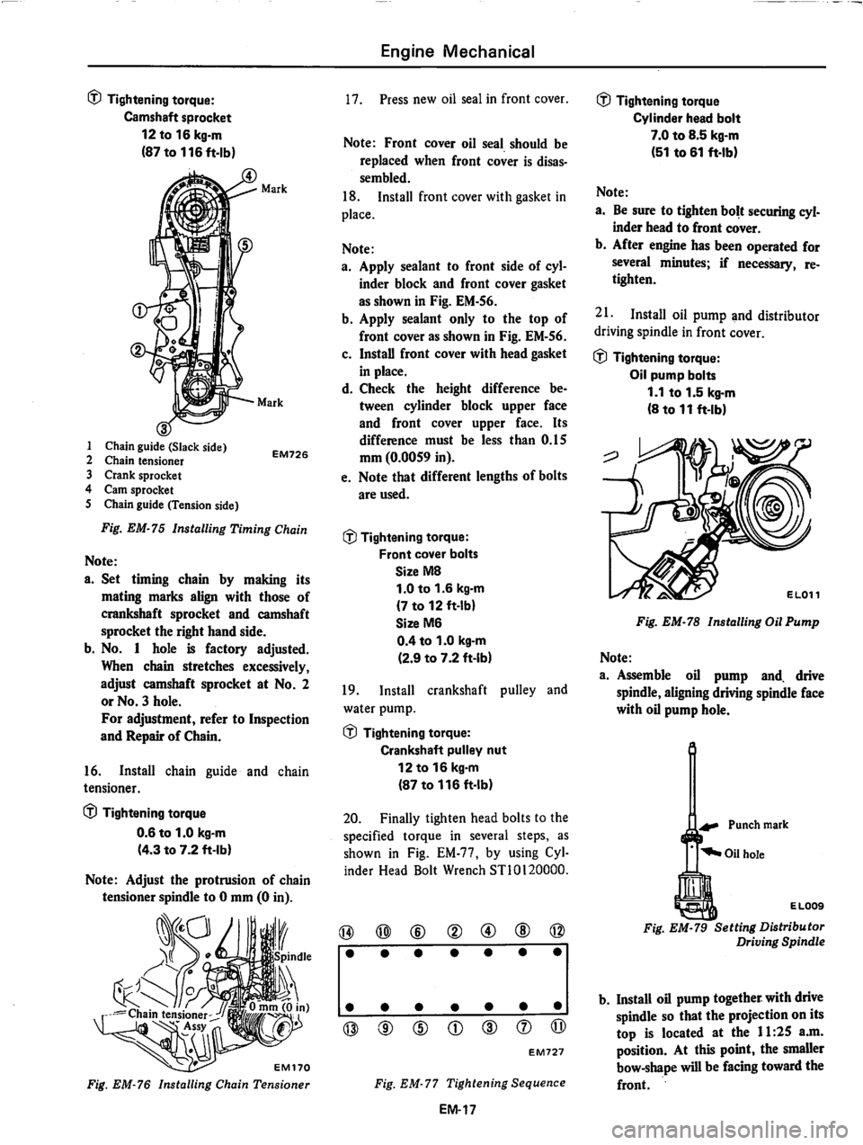 DATSUN 810 1979 Workshop Manual 