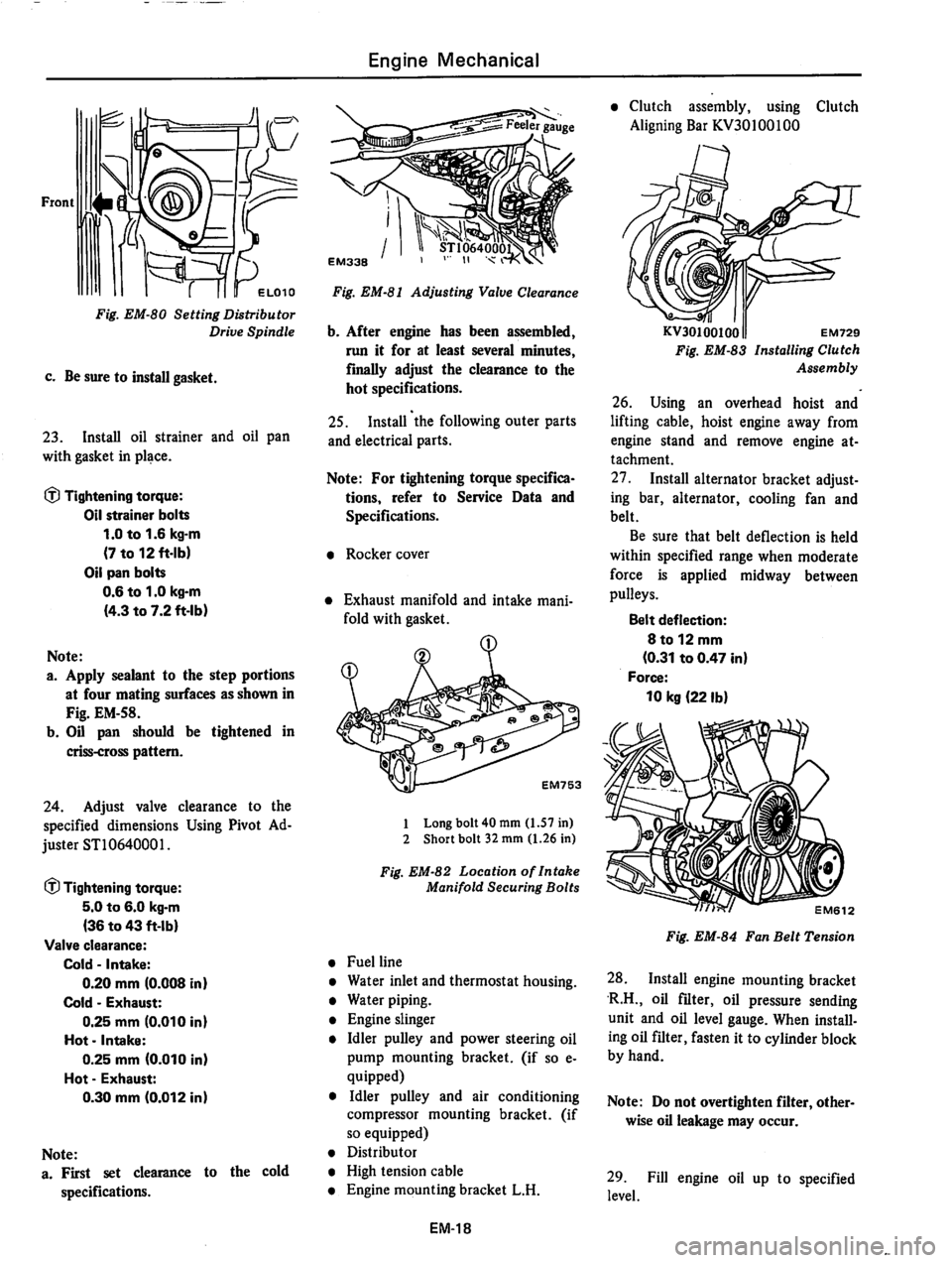 DATSUN 810 1979 Workshop Manual 