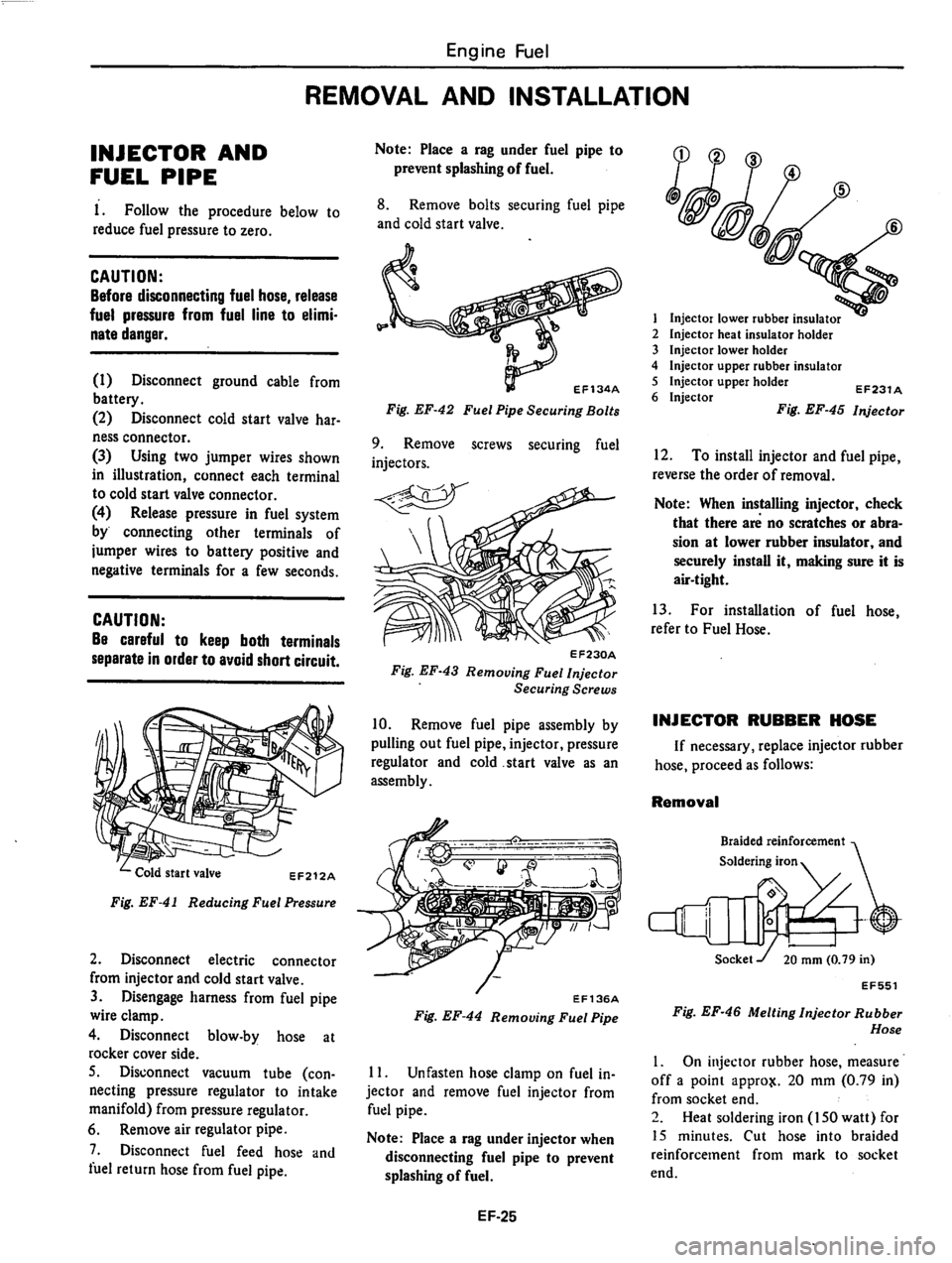 DATSUN 810 1979 Owners Manual 