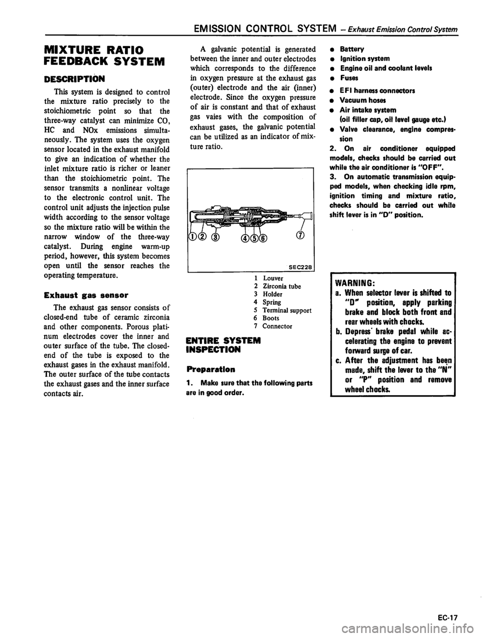 DATSUN 810 1980 Service Manual DATSUN 810 1980 Service Manual