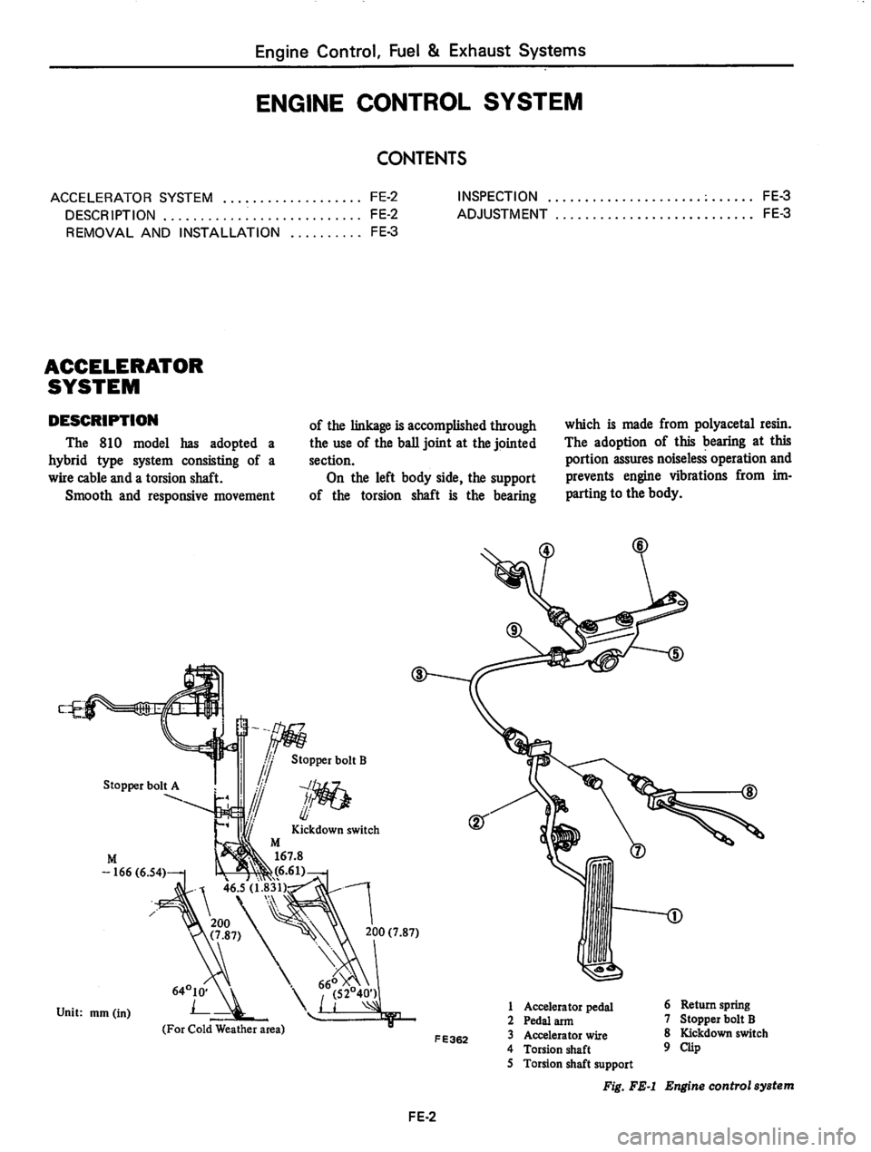 DATSUN 810 1980 Service Manual DATSUN 810 1980 Service Manual