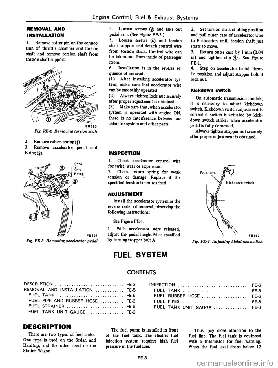 DATSUN 810 1980 Service Manual DATSUN 810 1980 Service Manual