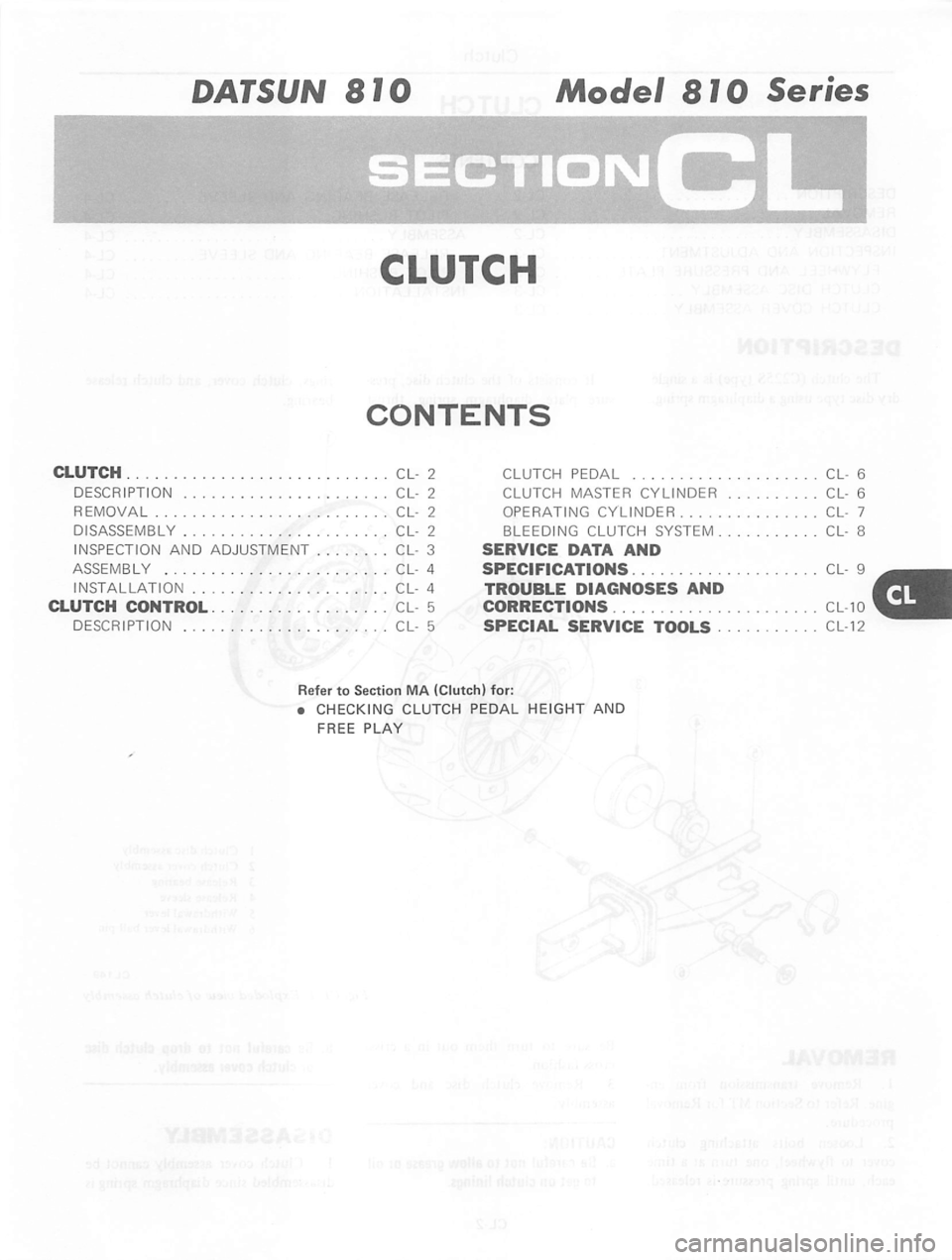 DATSUN 810 1980 Service Manual DATSUN 810 1980 Service Manual