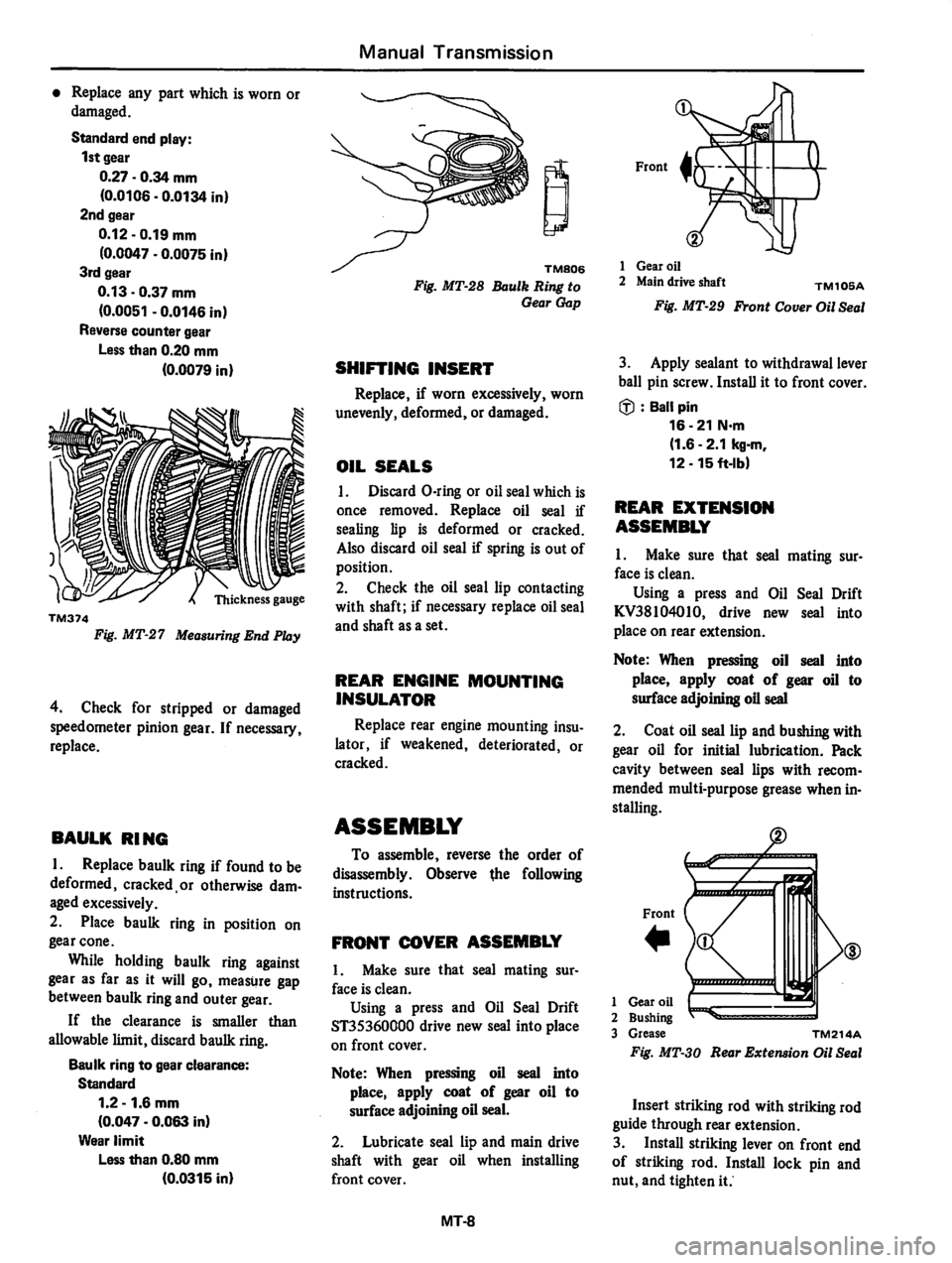 DATSUN 810 1980 Service Manual DATSUN 810 1980 Service Manual
