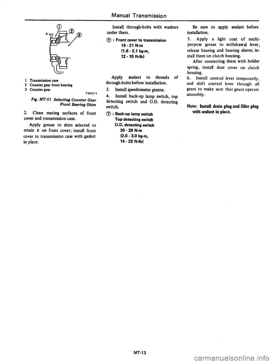 DATSUN 810 1980 Service Manual DATSUN 810 1980 Service Manual