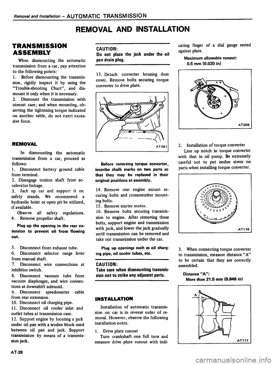 DATSUN 810 1980 Service Manual DATSUN 810 1980 Service Manual