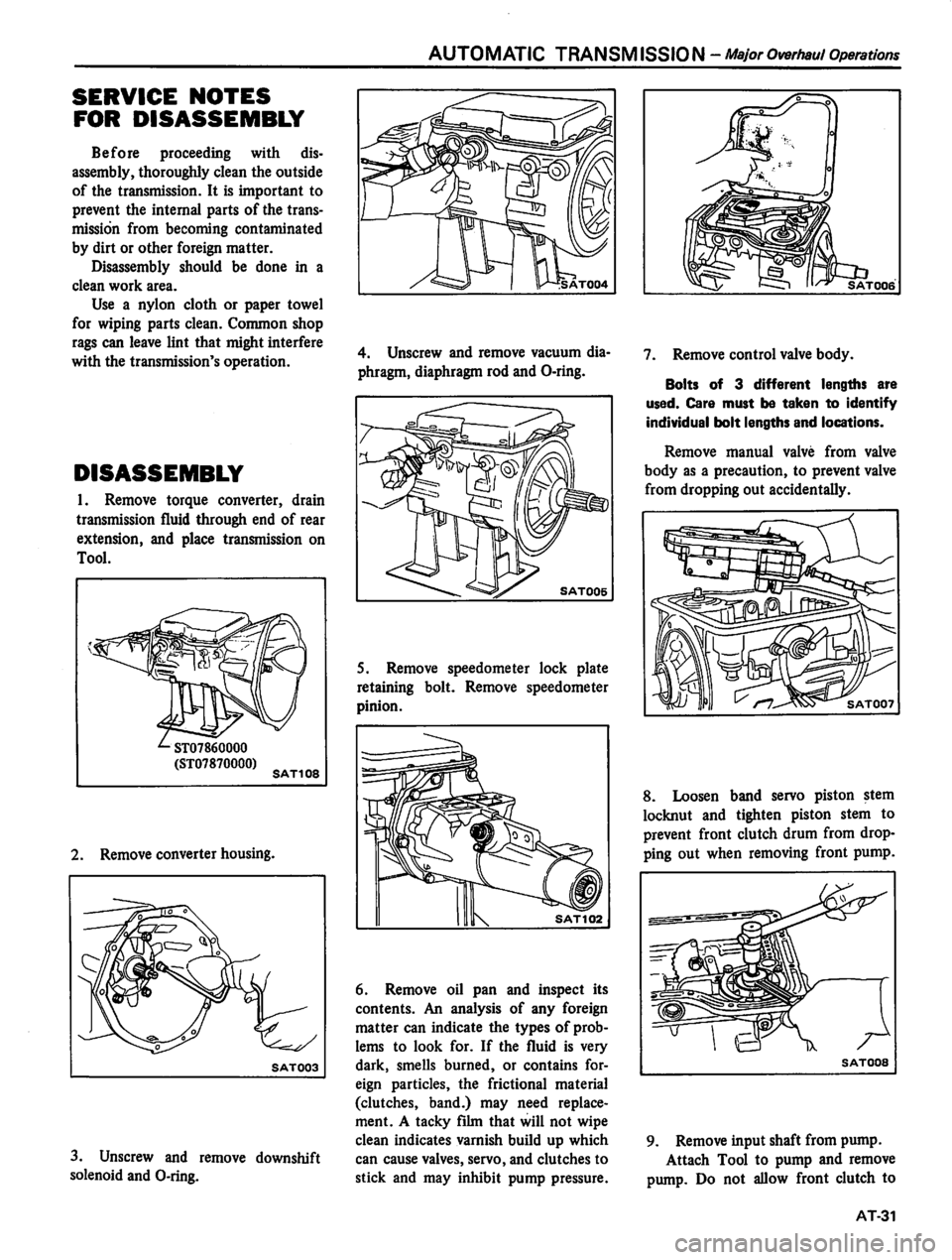 DATSUN 810 1980 Service Manual DATSUN 810 1980 Service Manual