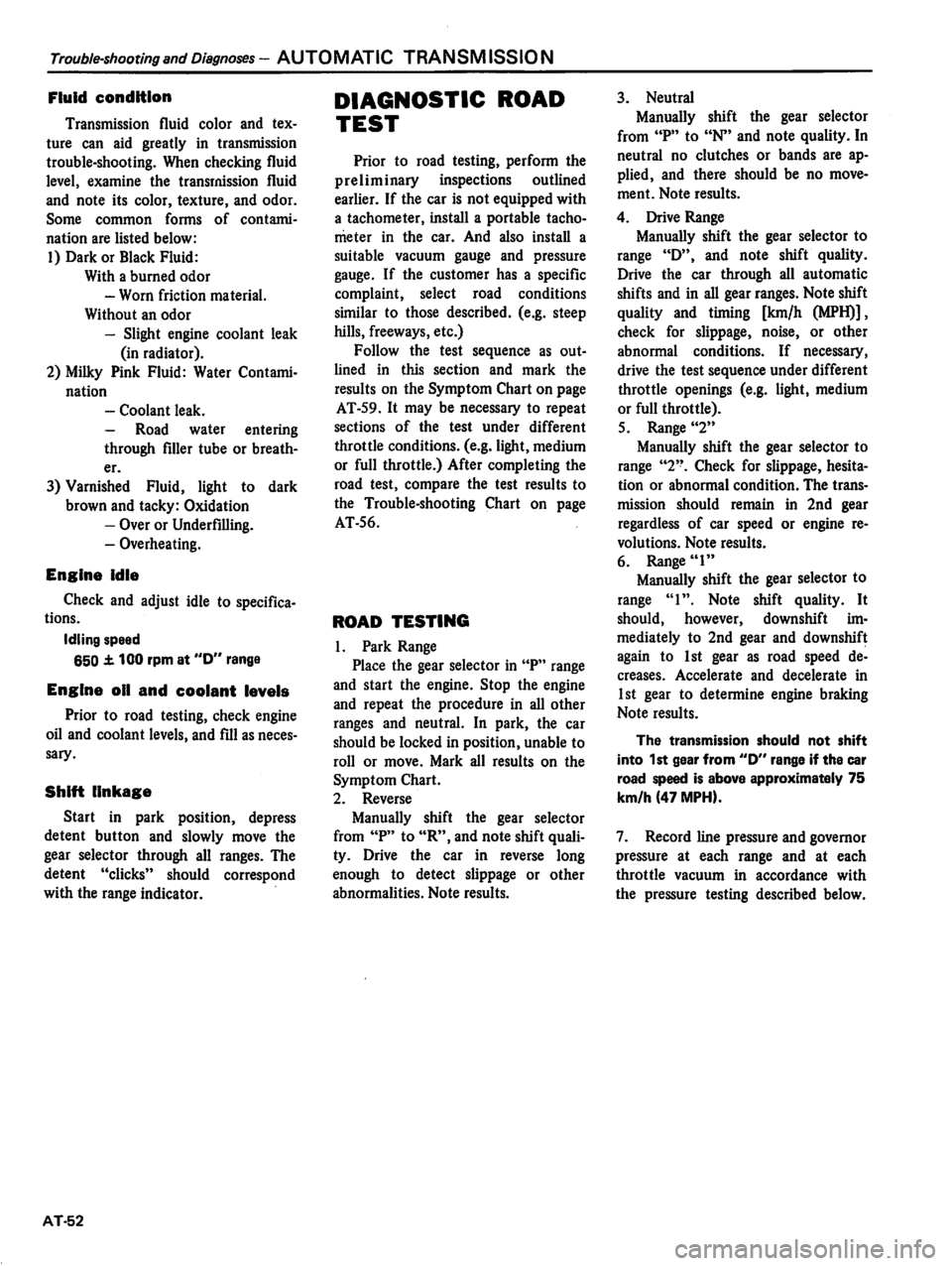 DATSUN 810 1980  Service Manual 