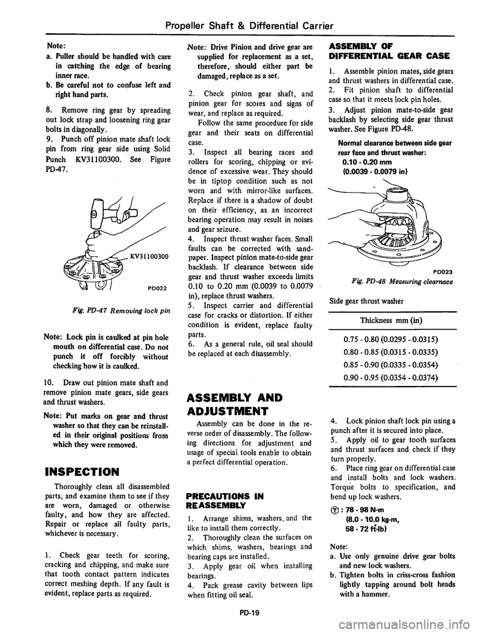 DATSUN 810 1980 Service Manual DATSUN 810 1980 Service Manual