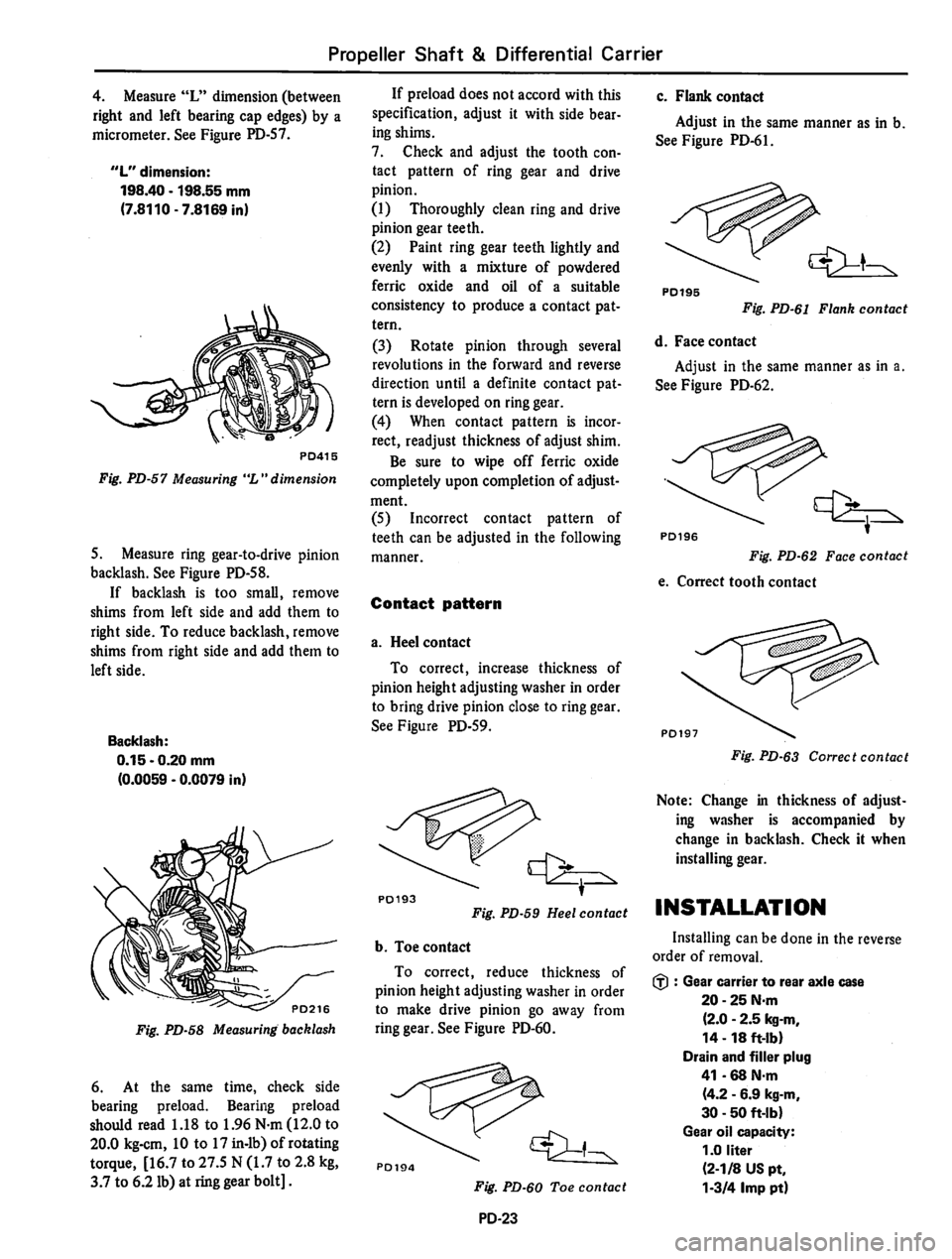DATSUN 810 1980 Service Manual DATSUN 810 1980 Service Manual