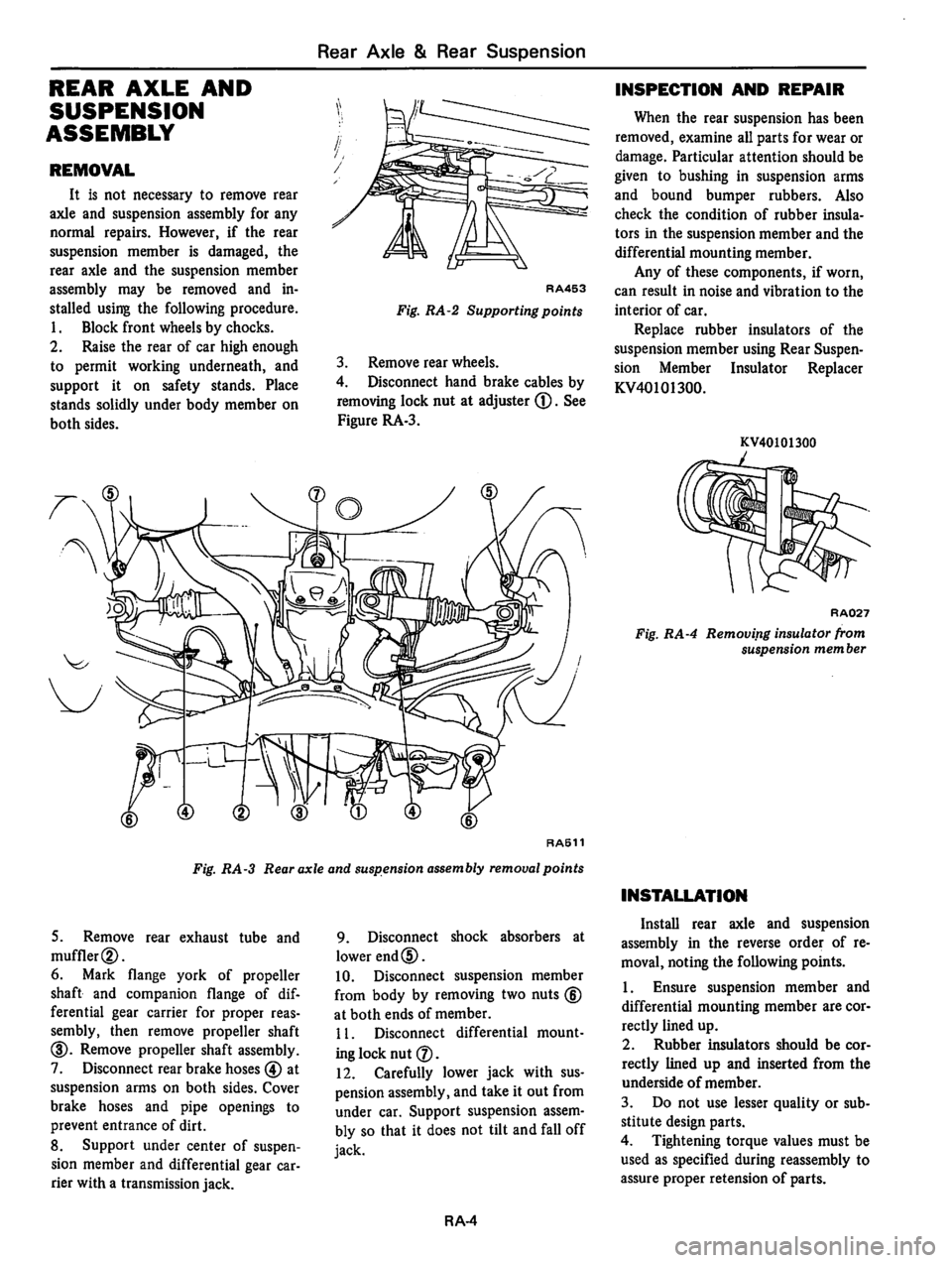 DATSUN 810 1980 Service Manual DATSUN 810 1980 Service Manual