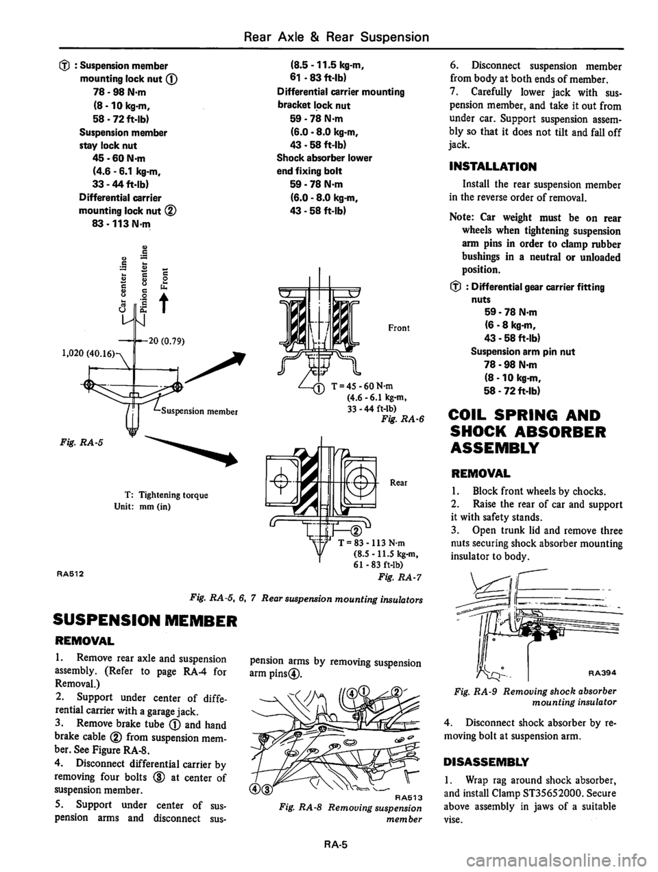 DATSUN 810 1980 Service Manual DATSUN 810 1980 Service Manual