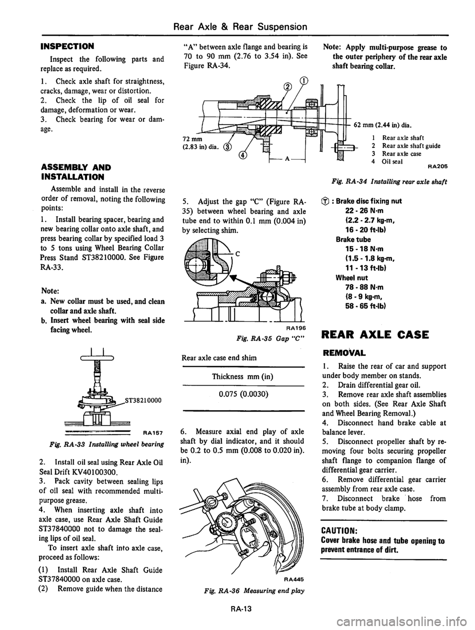 DATSUN 810 1980 Service Manual DATSUN 810 1980 Service Manual