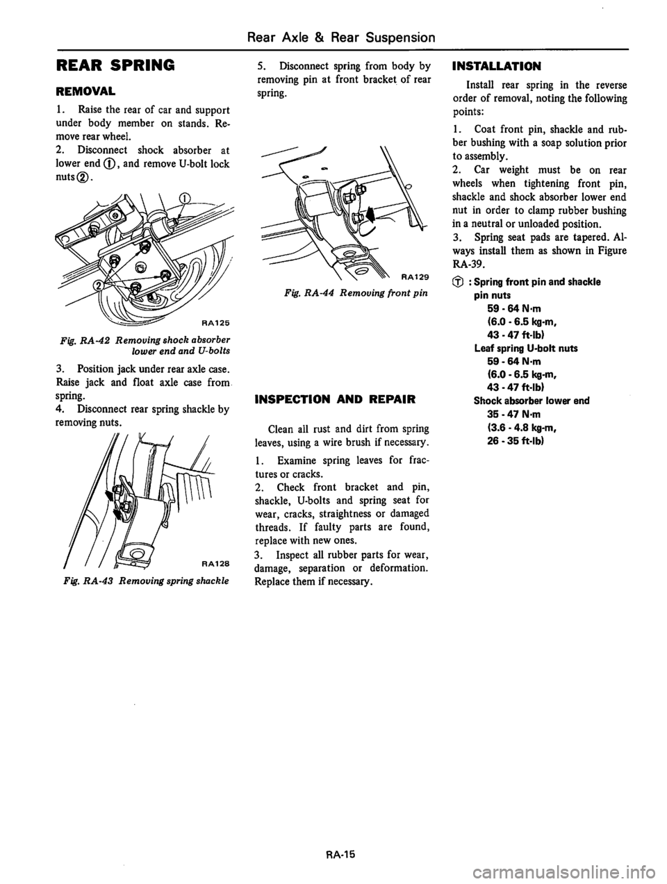 DATSUN 810 1980 Service Manual DATSUN 810 1980 Service Manual
