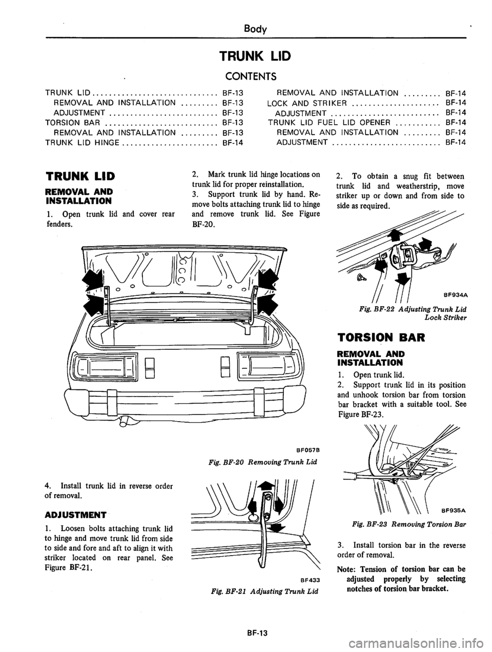 DATSUN 810 1980 Service Manual DATSUN 810 1980 Service Manual