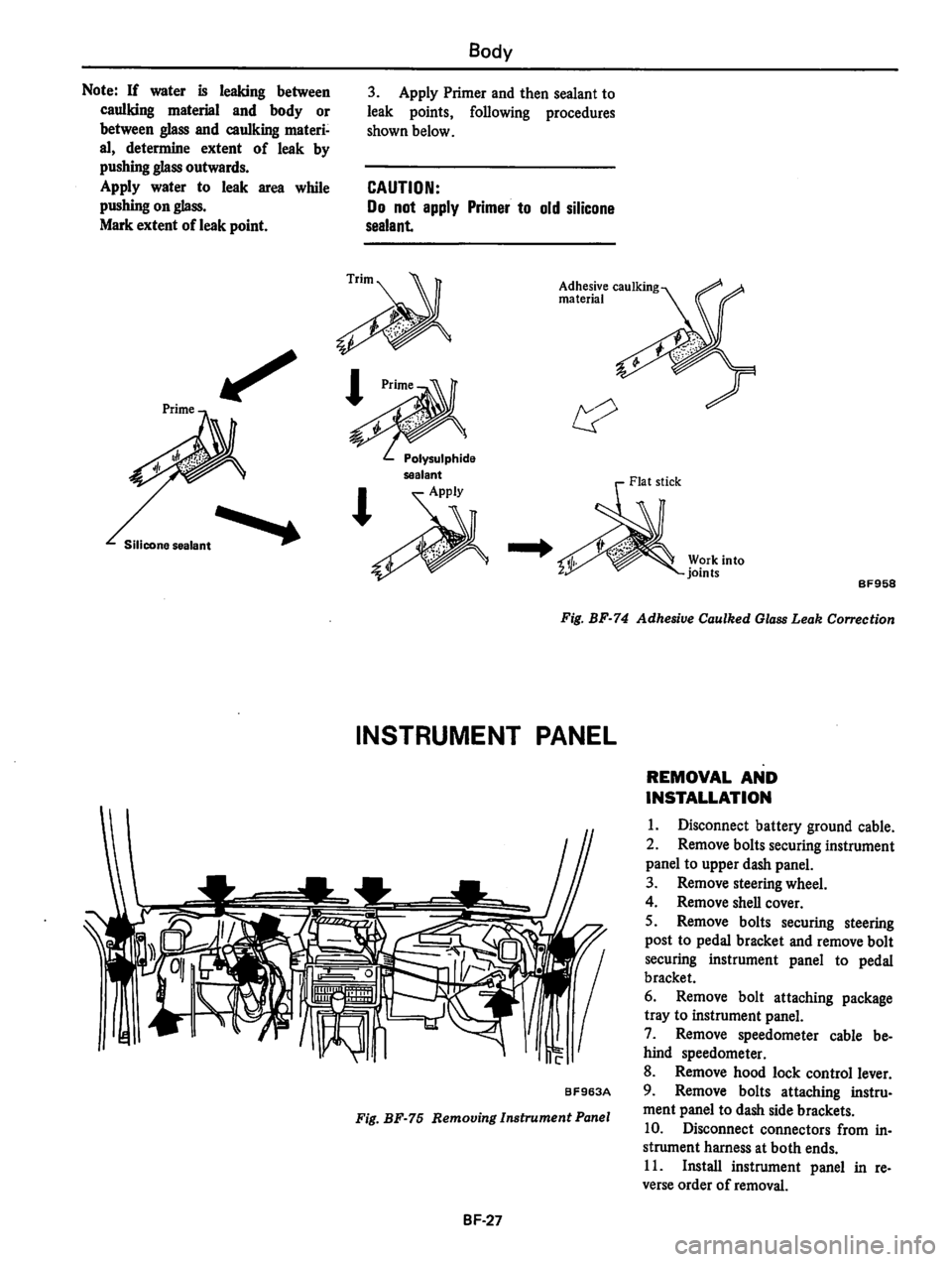 DATSUN 810 1980 Service Manual DATSUN 810 1980 Service Manual