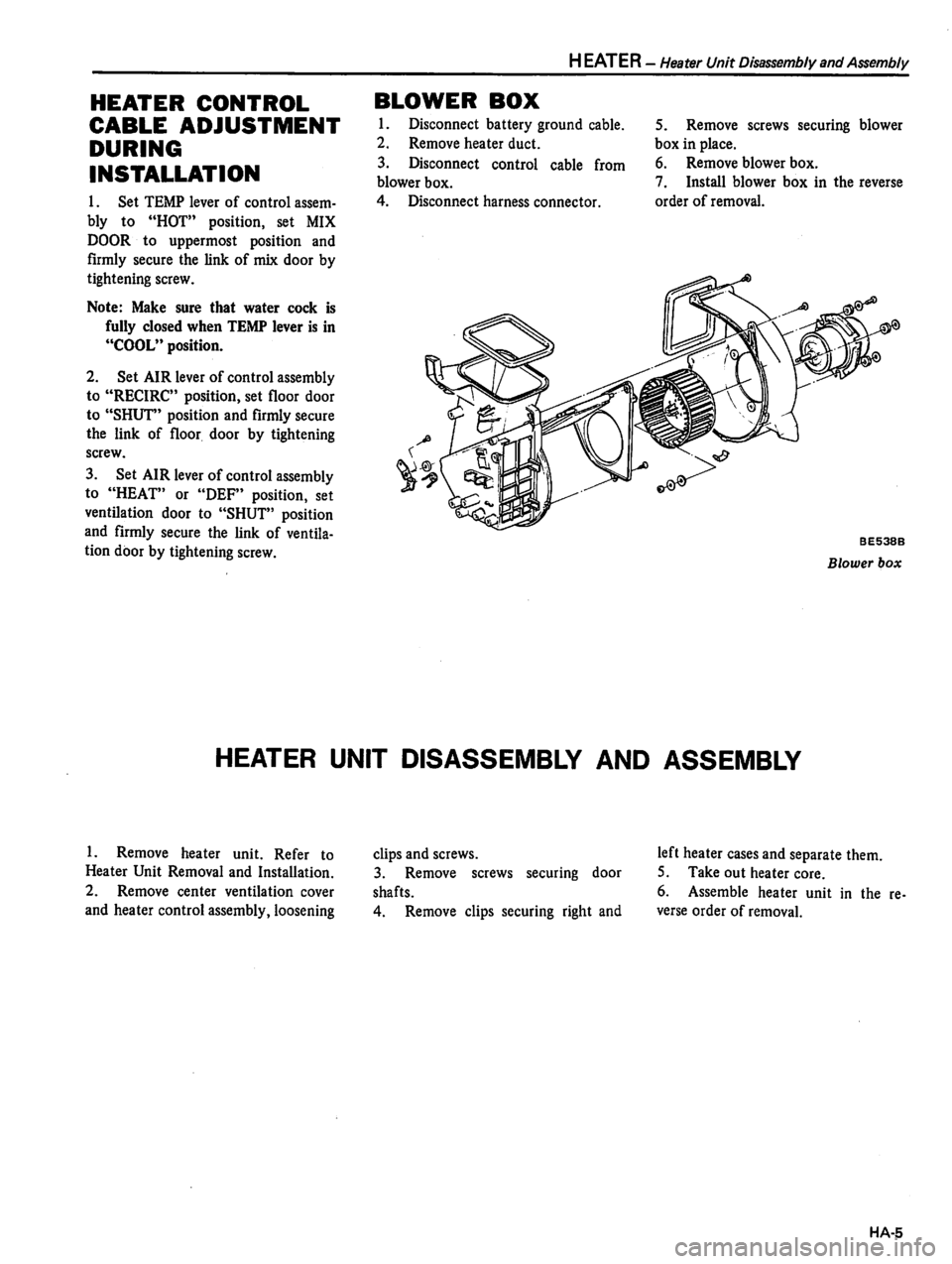 DATSUN 810 1980 Service Manual DATSUN 810 1980 Service Manual