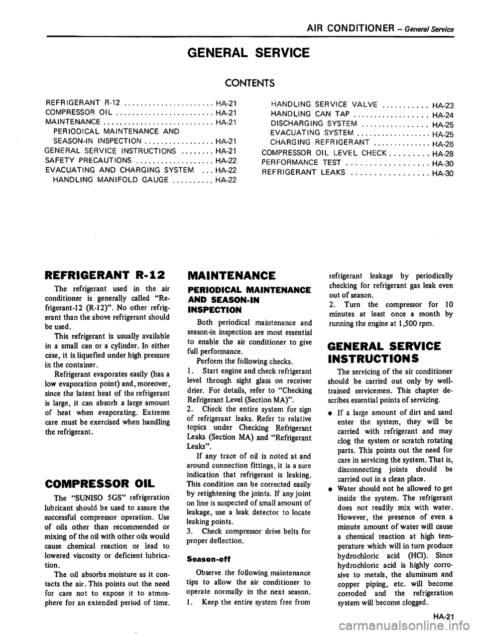 DATSUN 810 1980 Service Manual DATSUN 810 1980 Service Manual