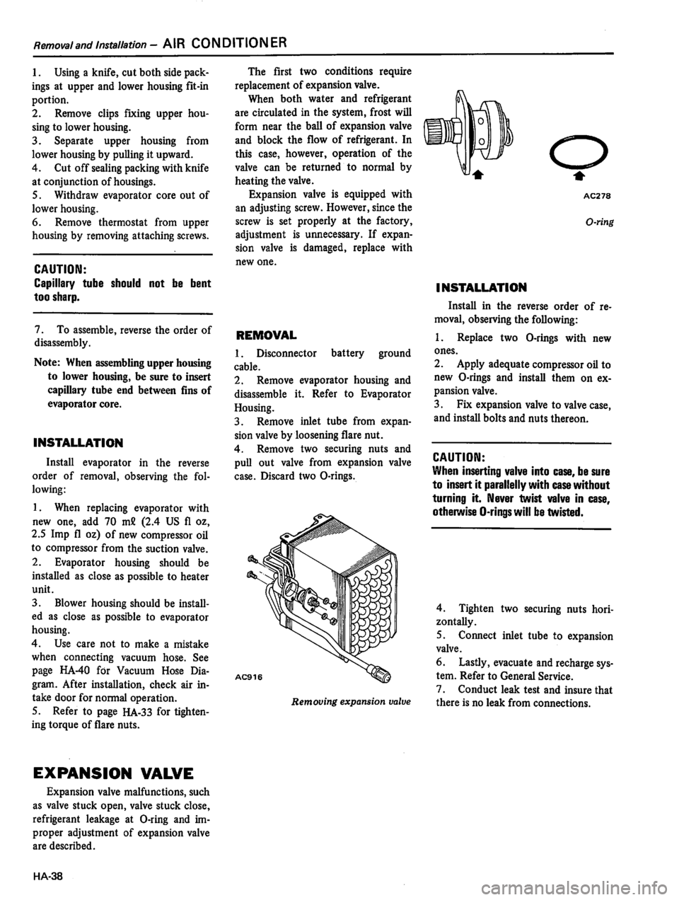DATSUN 810 1980 Service Manual DATSUN 810 1980 Service Manual