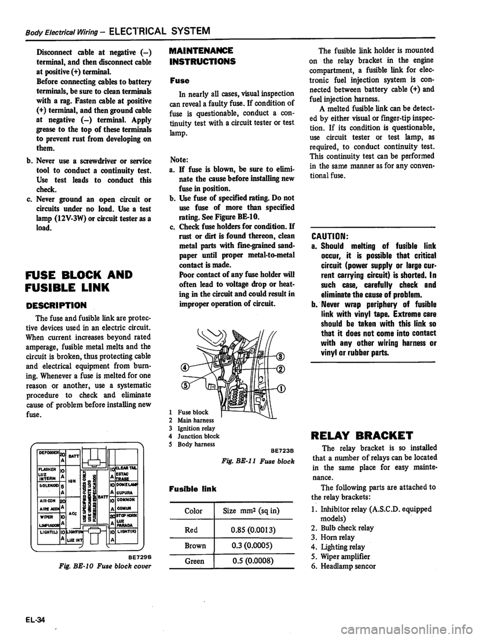 DATSUN 810 1980 Service Manual DATSUN 810 1980 Service Manual