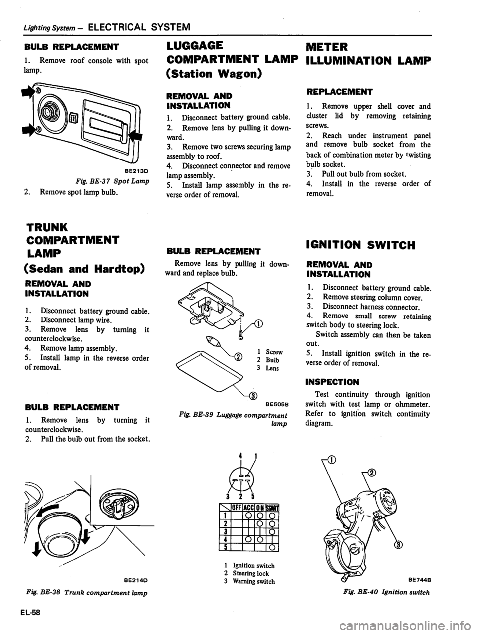 DATSUN 810 1980  Service Manual 