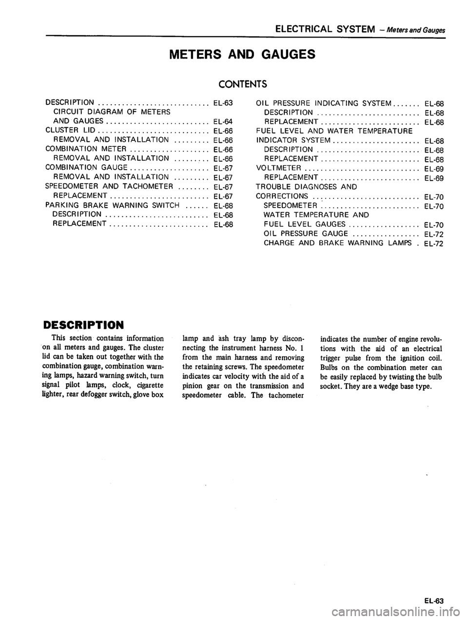 DATSUN 810 1980  Service Manual 