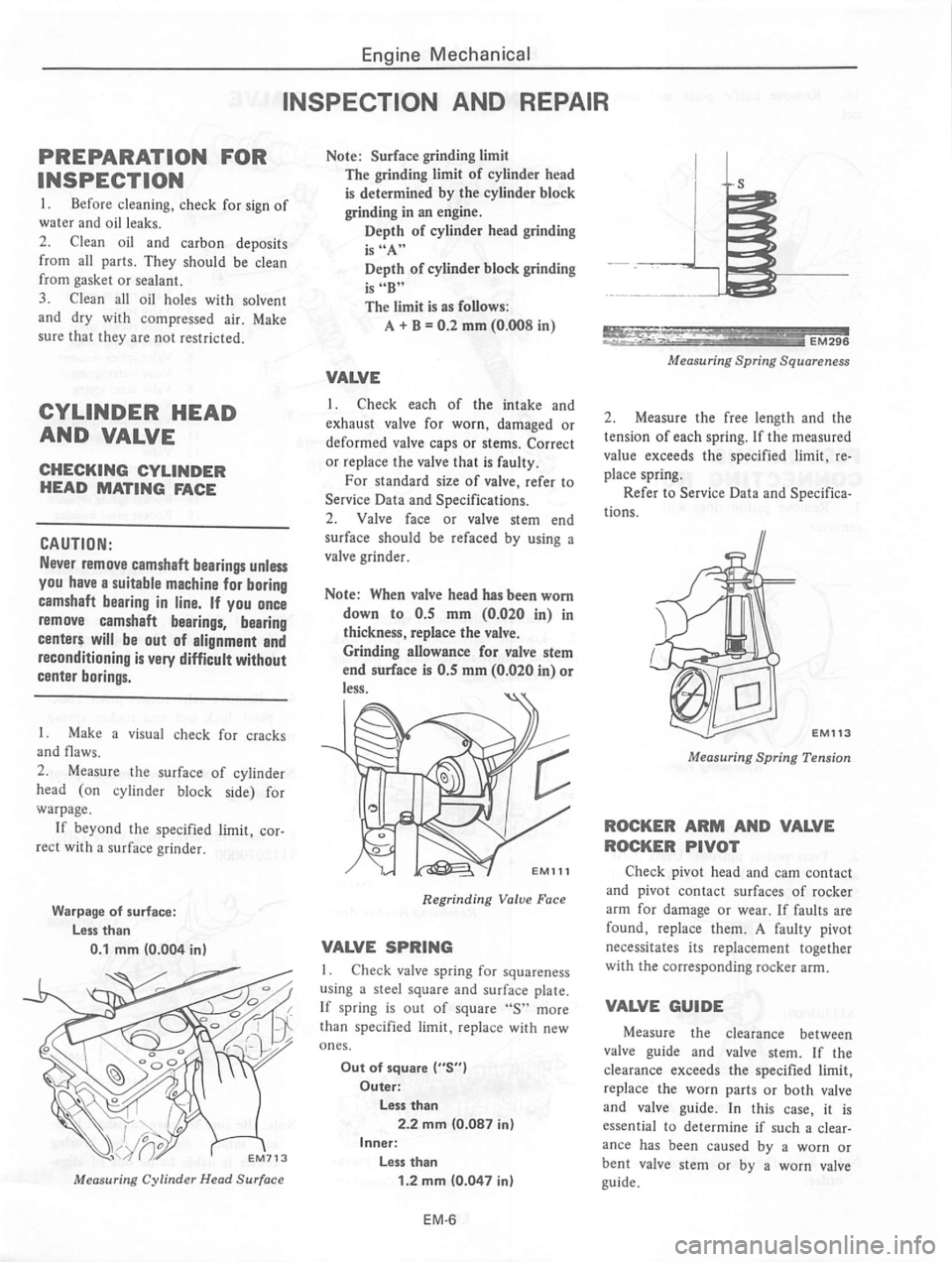 DATSUN 810 1980 Workshop Manual 