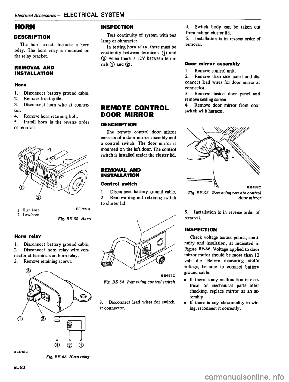 DATSUN 810 1980 Service Manual DATSUN 810 1980 Service Manual