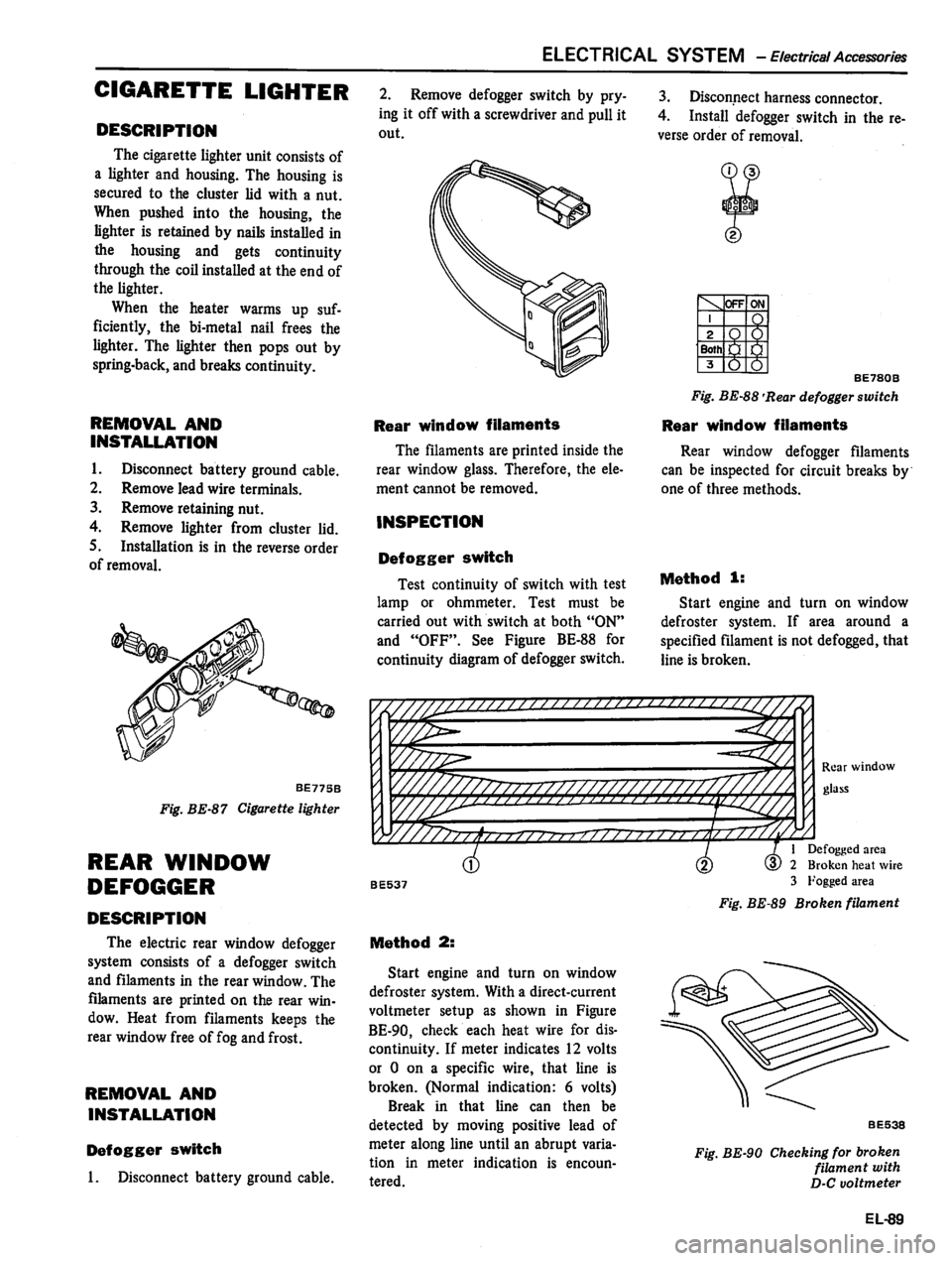 DATSUN 810 1980  Service Manual 
