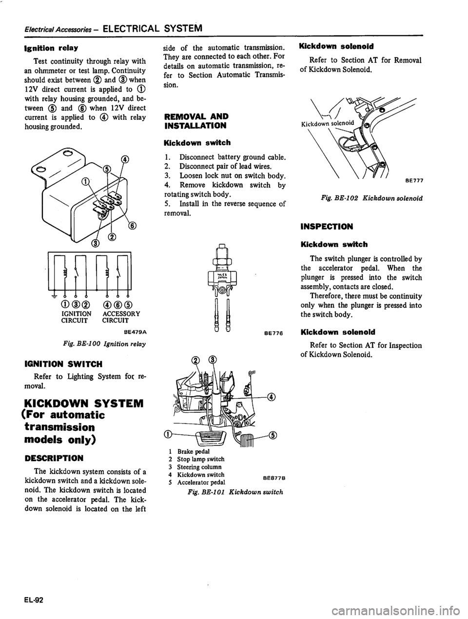DATSUN 810 1980  Service Manual 